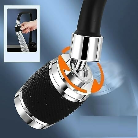 Faucet Sprayer Attachment 360° Rotatable Water-Saving Tap for Kitchen Sink