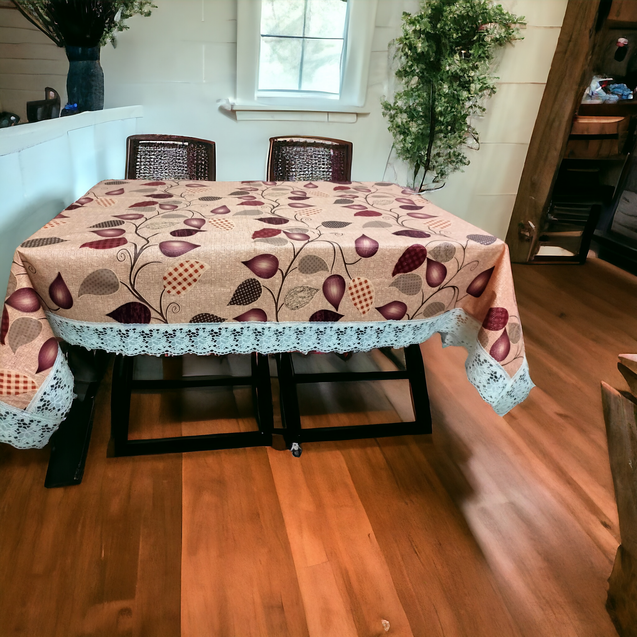Mopak Decor3D Brown Sadish Table Covers in Premium Polyester Cloth Medium (40x60 Inches) and Large (60x90 Inches)