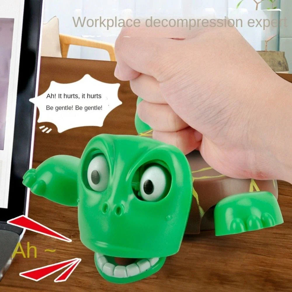 Funny Press-to-Panicked Turtle Coaster | Gaping Eyes Water Cup Pad!