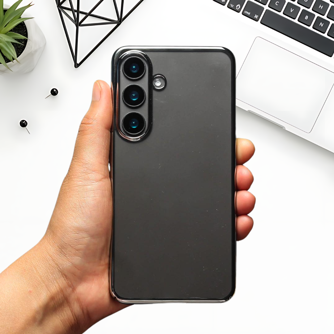 EW Silver Transparent case for Samsung S25