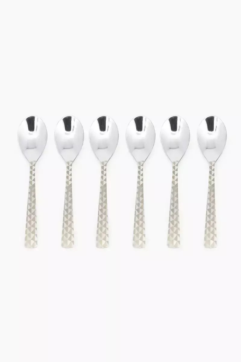 Prabha Stainless Steel Crysta Baby Spoon Set - 16cm