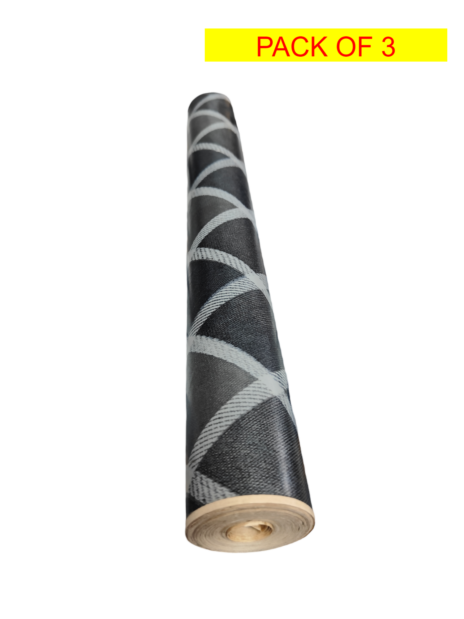 Mopak Decor 1 Meter Shelf adhesive Wallpaper For Wall /Almira,Fridge, Tabletop, kitchen Size - 40 x 100 cm Meter (Pack of 3_Grey)