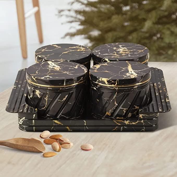 Selvel Airtight Dry Fruit Container Tray Set