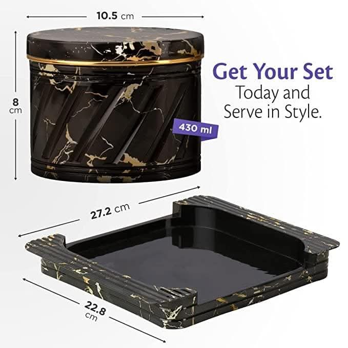Selvel Airtight Dry Fruit Container Tray Set