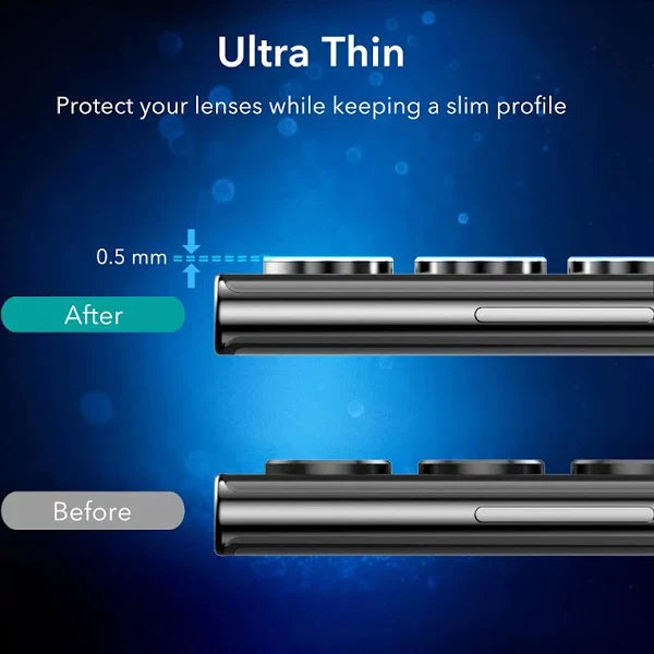 Golden Metallic camera ring lens guard for Samsung S24