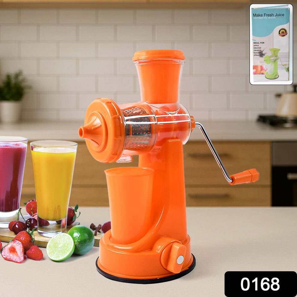 Manual Fruit Vegetable Juicer With Juice Cup And Waste Collector