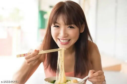 Multispace 5 Pairs Natural Bamboo Reusable Chopsticks for Sushi, Noodles, Fried Rice