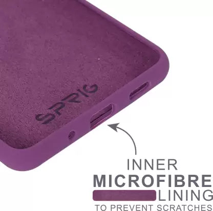 Deep Purple Camera Original Silicone Case for Samsung S20 FE