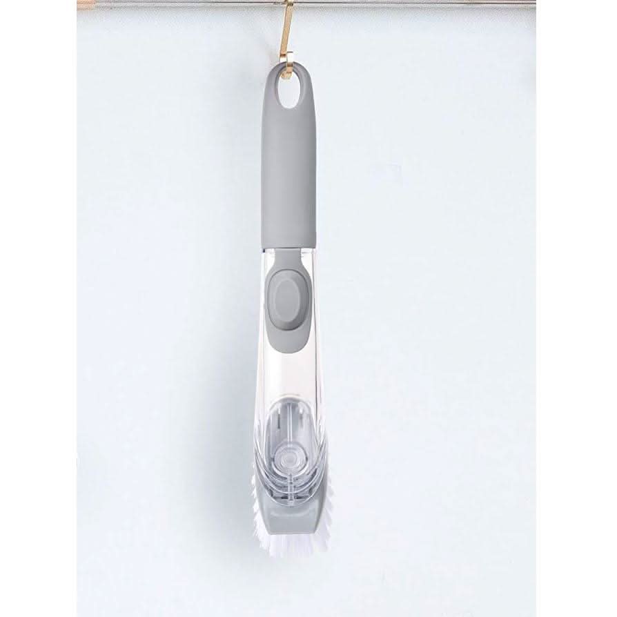Automatic Liquid Dispenser Dish Brush Scrubber