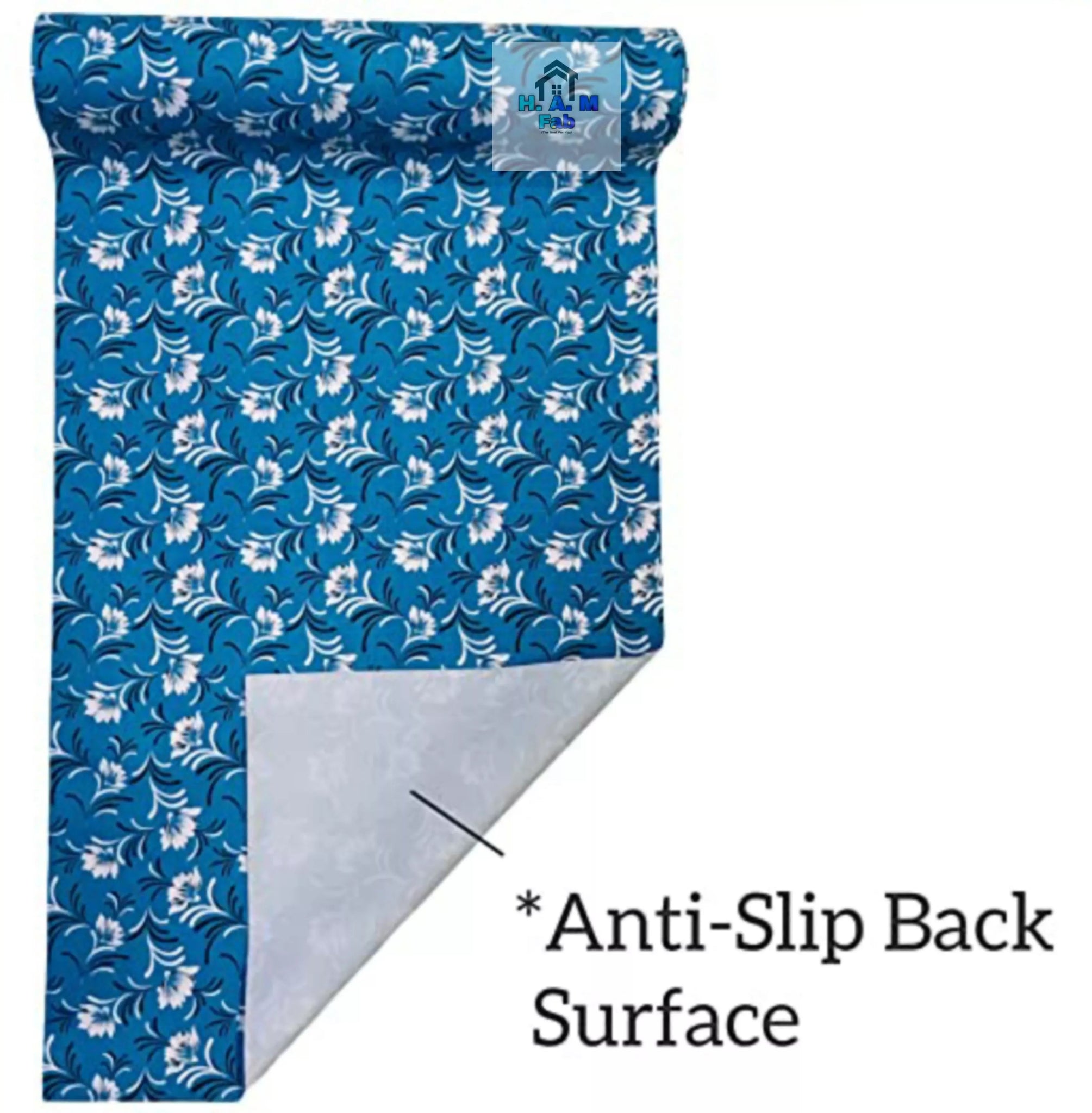 Mopak Decor ShelfLiner 4M used for Wardrobe kitchen cabinet Drawer Slab Roll - 45x400 cm (Blue)