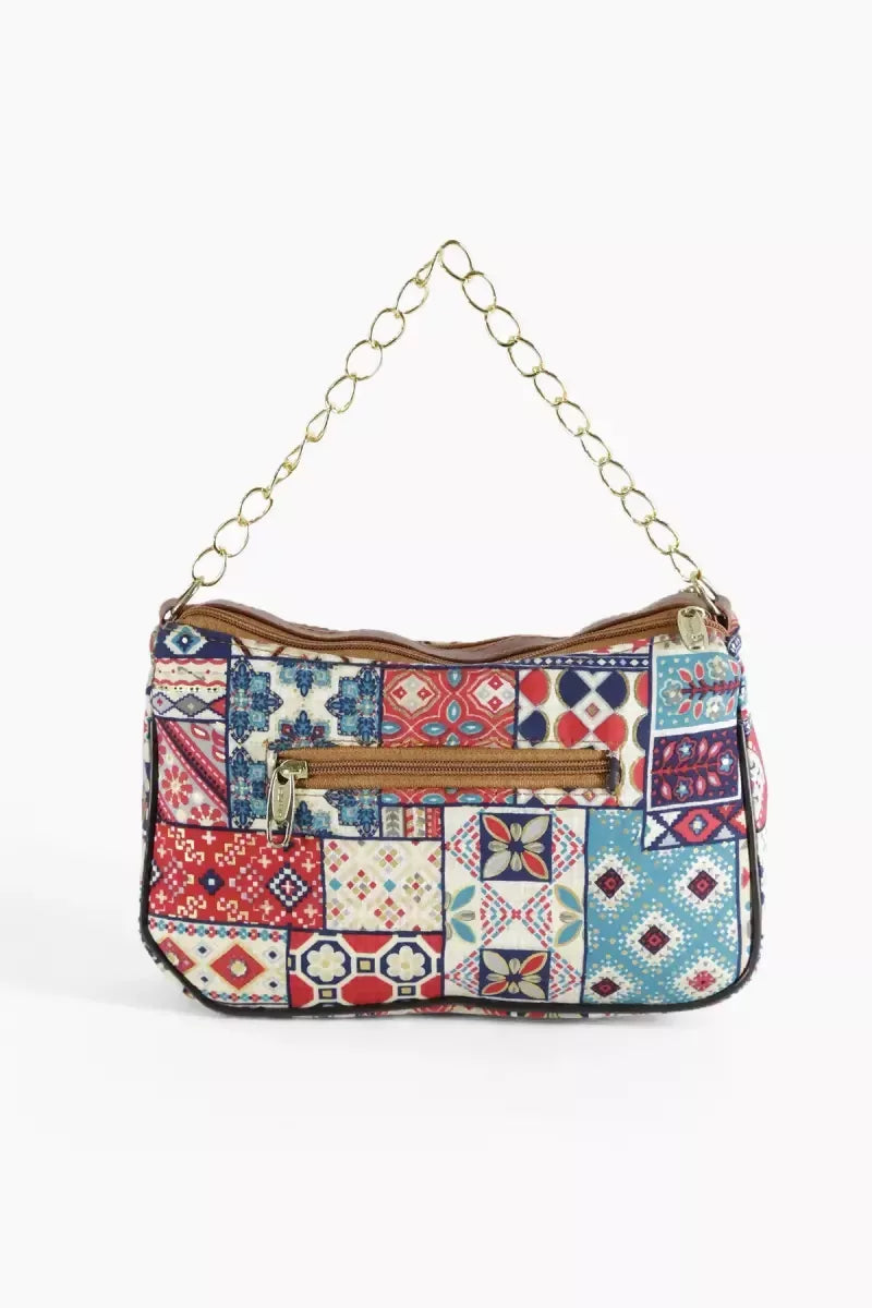 Women's Multi Printed Sling Bag - Sandal