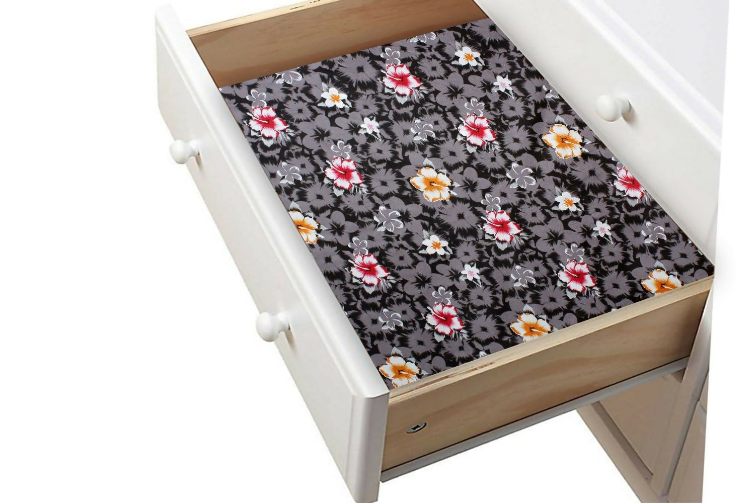 Mopak decor Polyester Solid Fridge Mat & Cover 50045 (Gray)