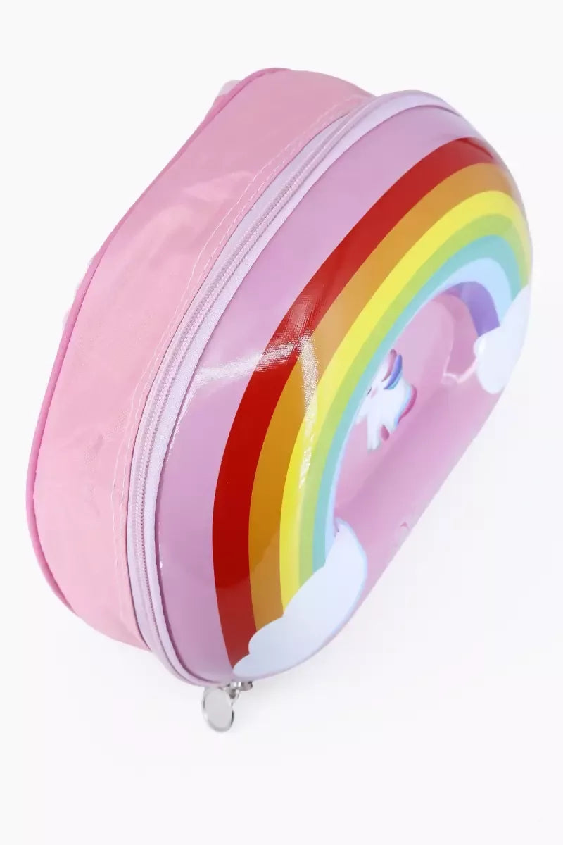 Rainbow Unicorn Backpack For Kids - Pink