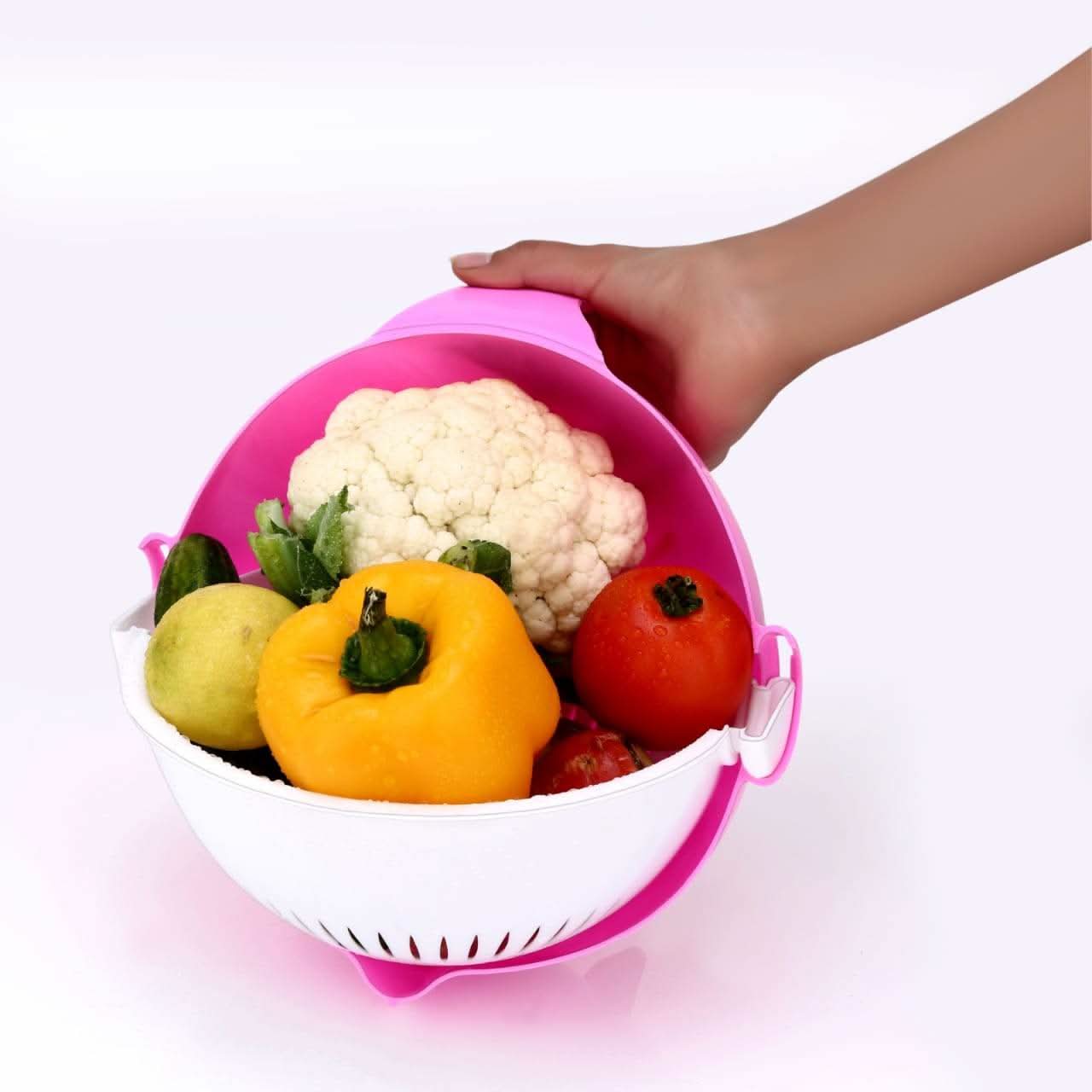10-in-1 Veg Cutter & Slicer with Drain Basket