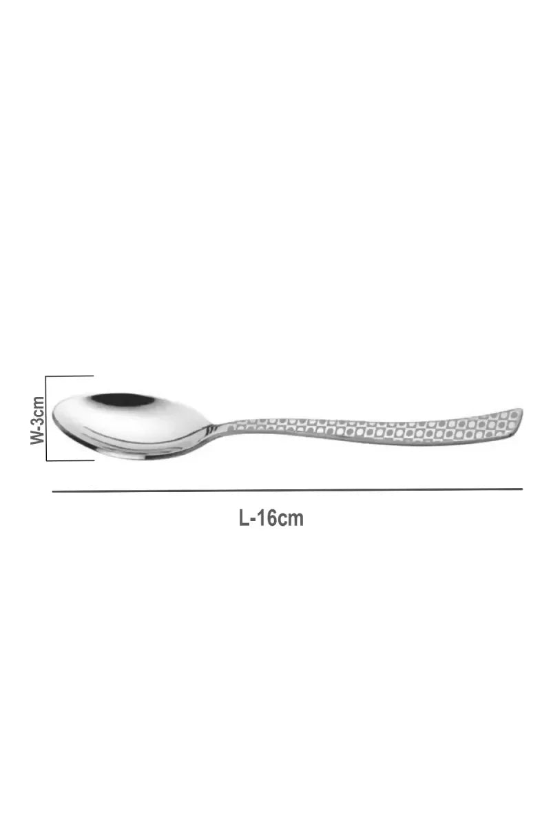 Prabha Stainless Steel Allure Baby Spoon Set - 16cm