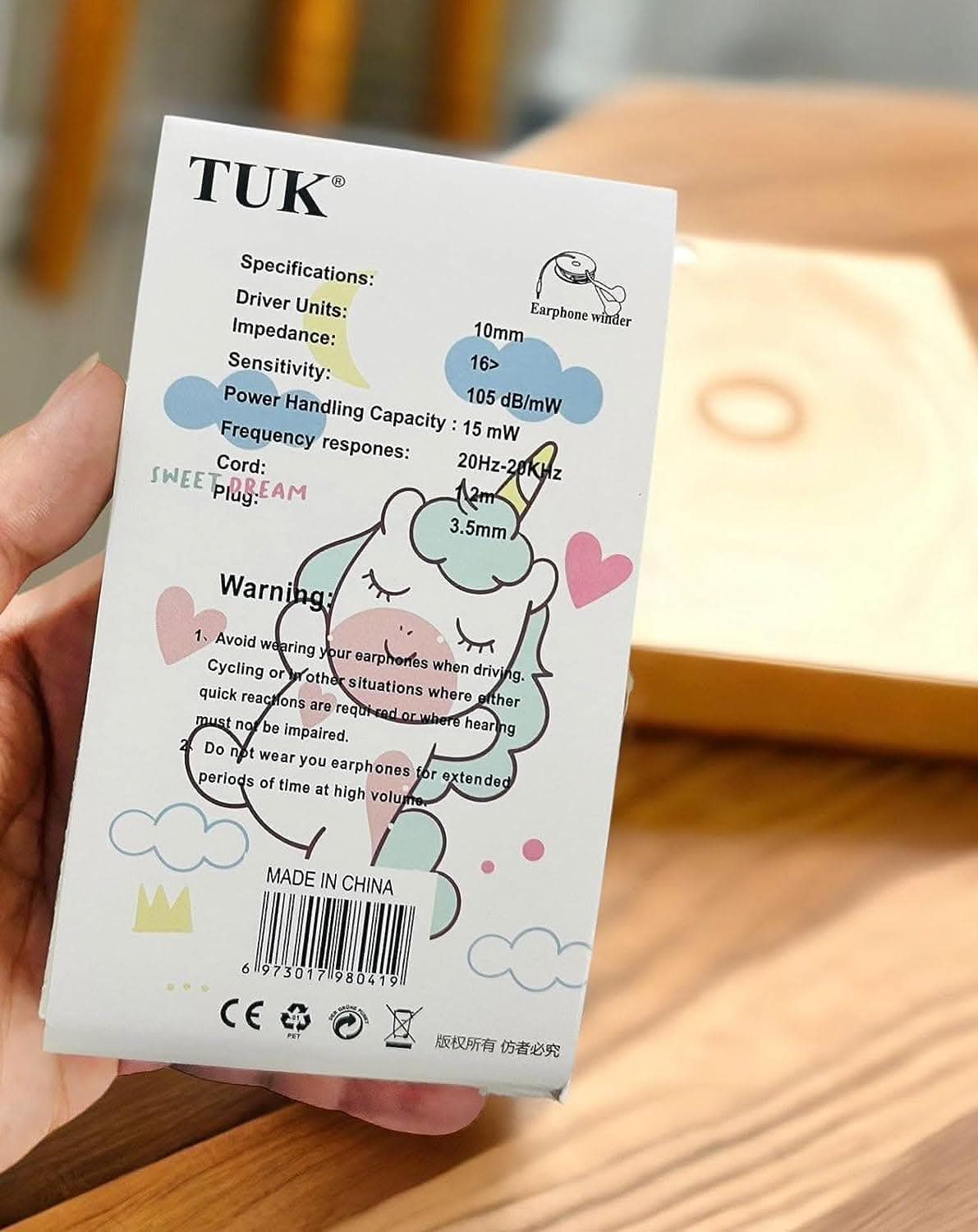 Unicorn theme earphones| LE DELITE