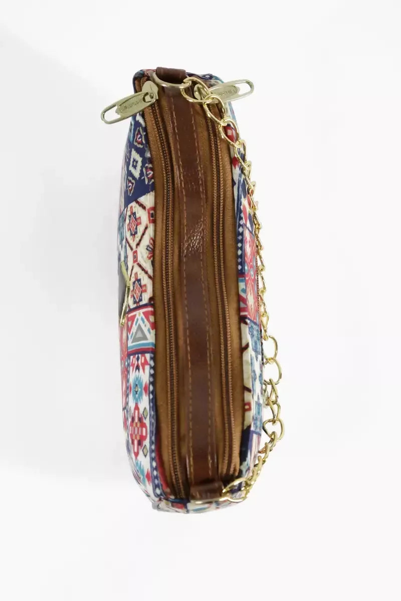 Women's Multi Printed Sling Bag - Sandal