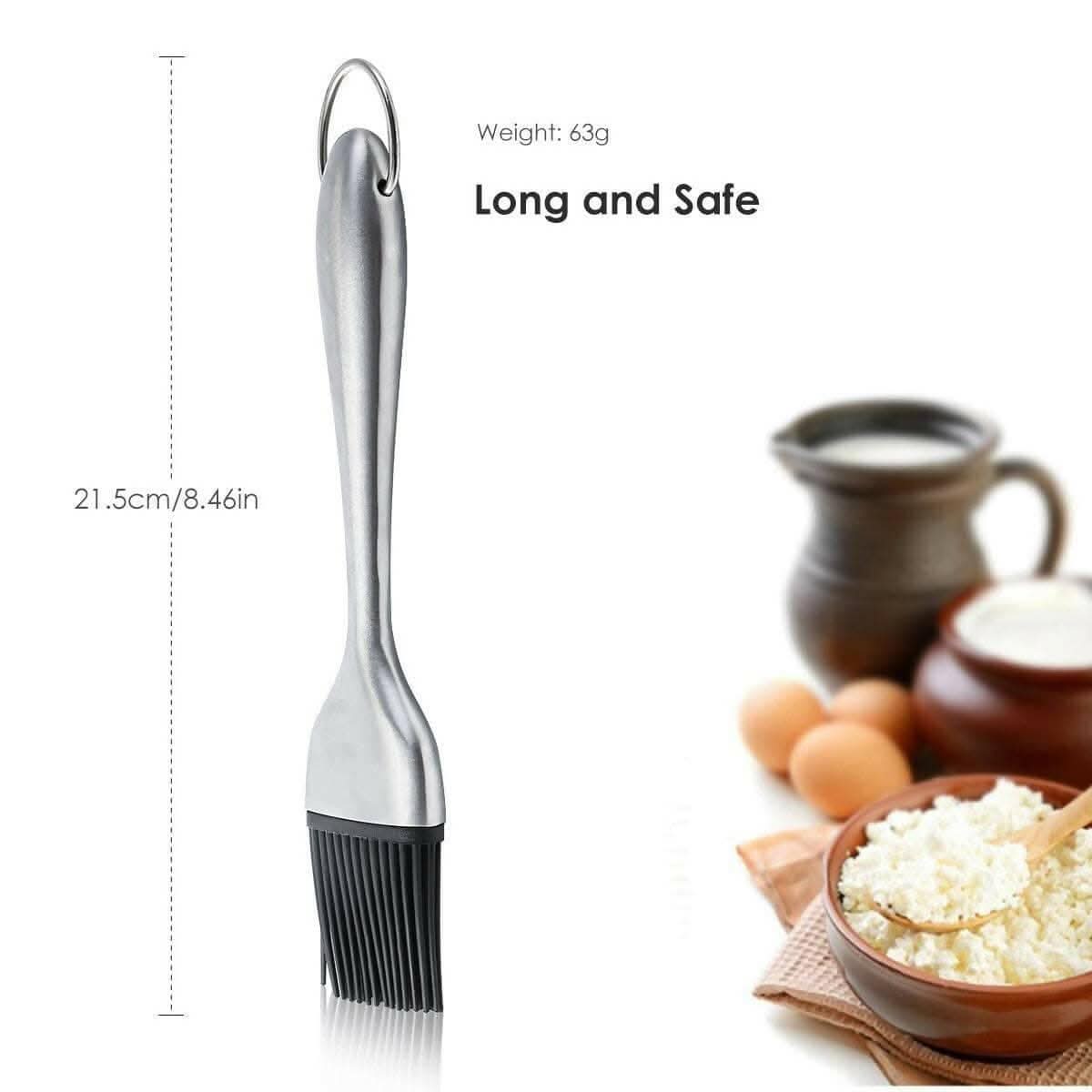 P-Plus International Silicone Basting Brush Set (9-Inch)