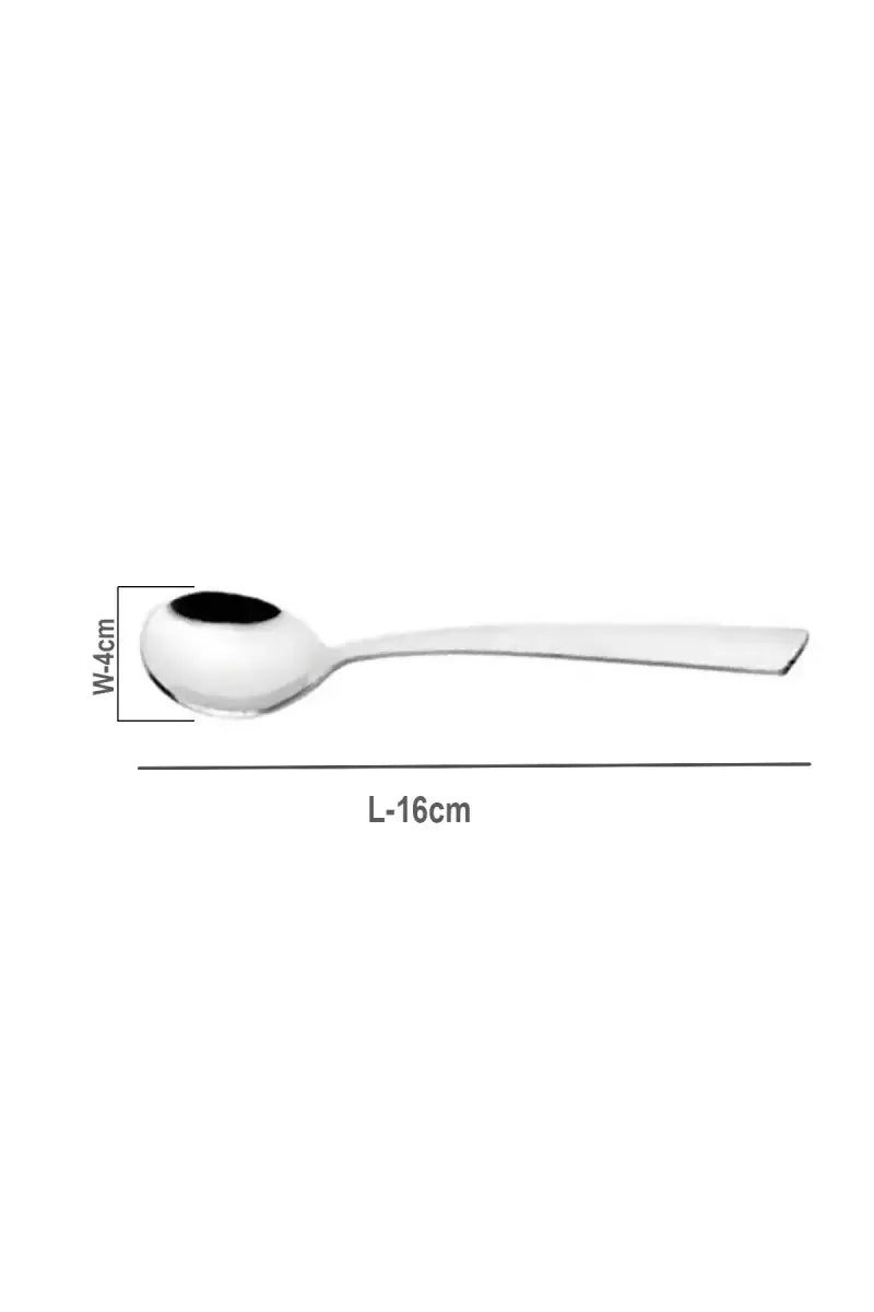 Prabha Stainless Steel Petal Baby Spoon Set - 16cm