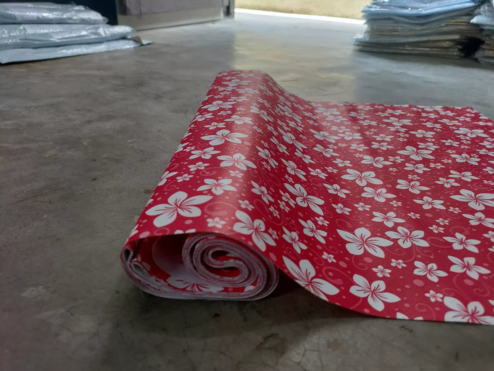 Mopak Decor Polyester Solid Fridge Mat & Cover - (Pink)