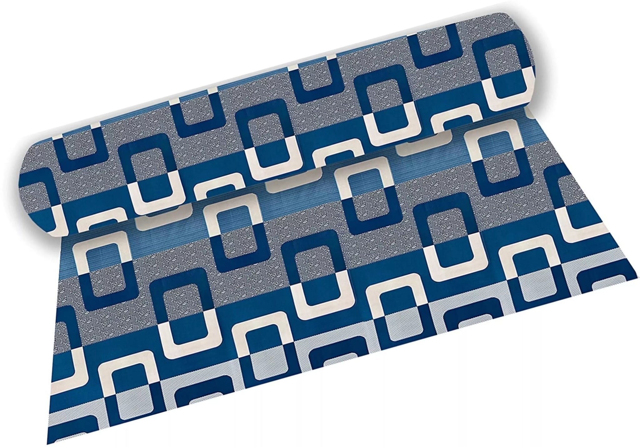 Mopak Decor Shelf Liner 7M Kitchen Roll Anti-Slip Mat for Wardrobe, Drawer & Table – Size (45x700 cm, Blue)