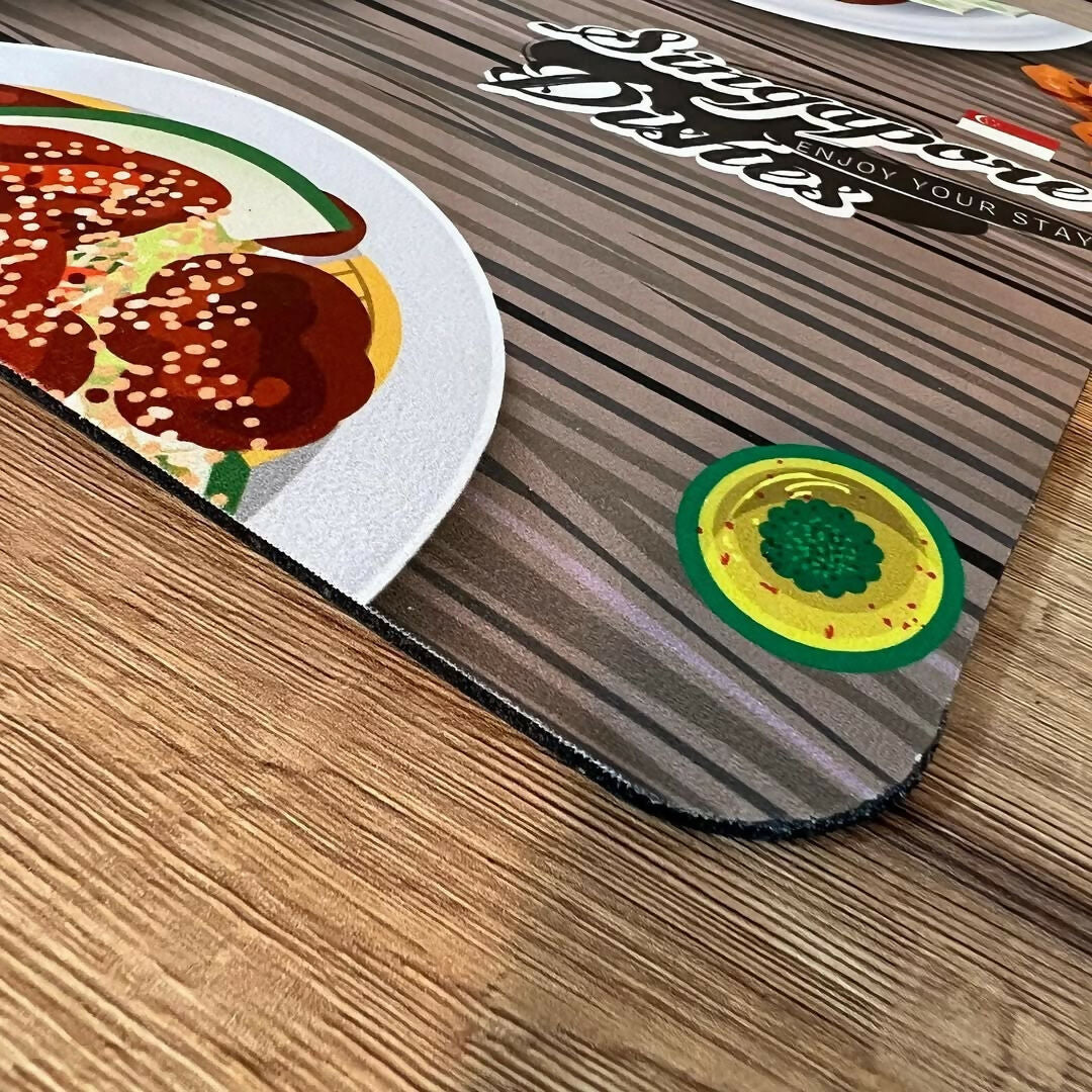 Microfiber Dish Drying Mat – Water Absorbent for Kitchen Utensils (Random Color)