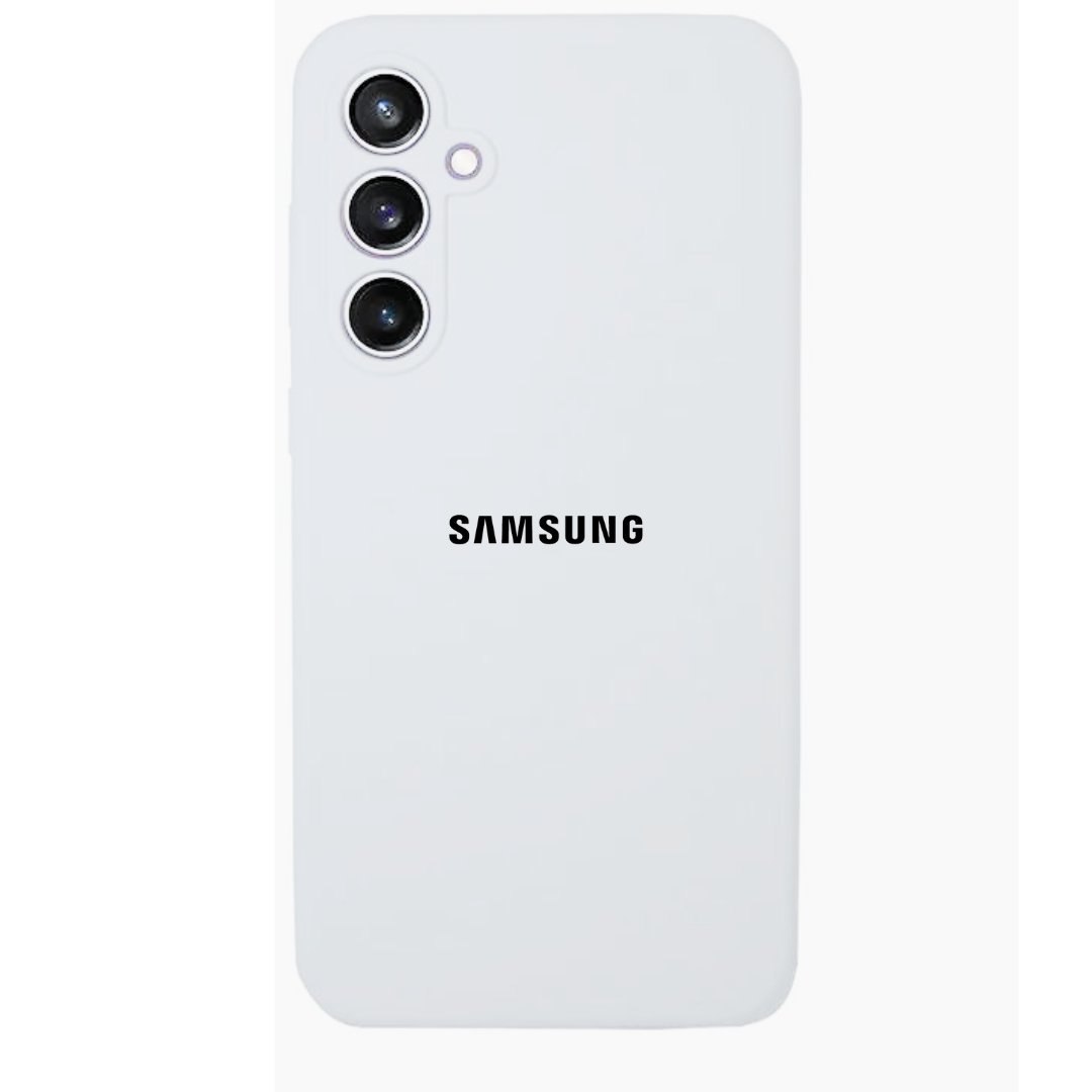 White Camera Original Silicone case for Samsung A34