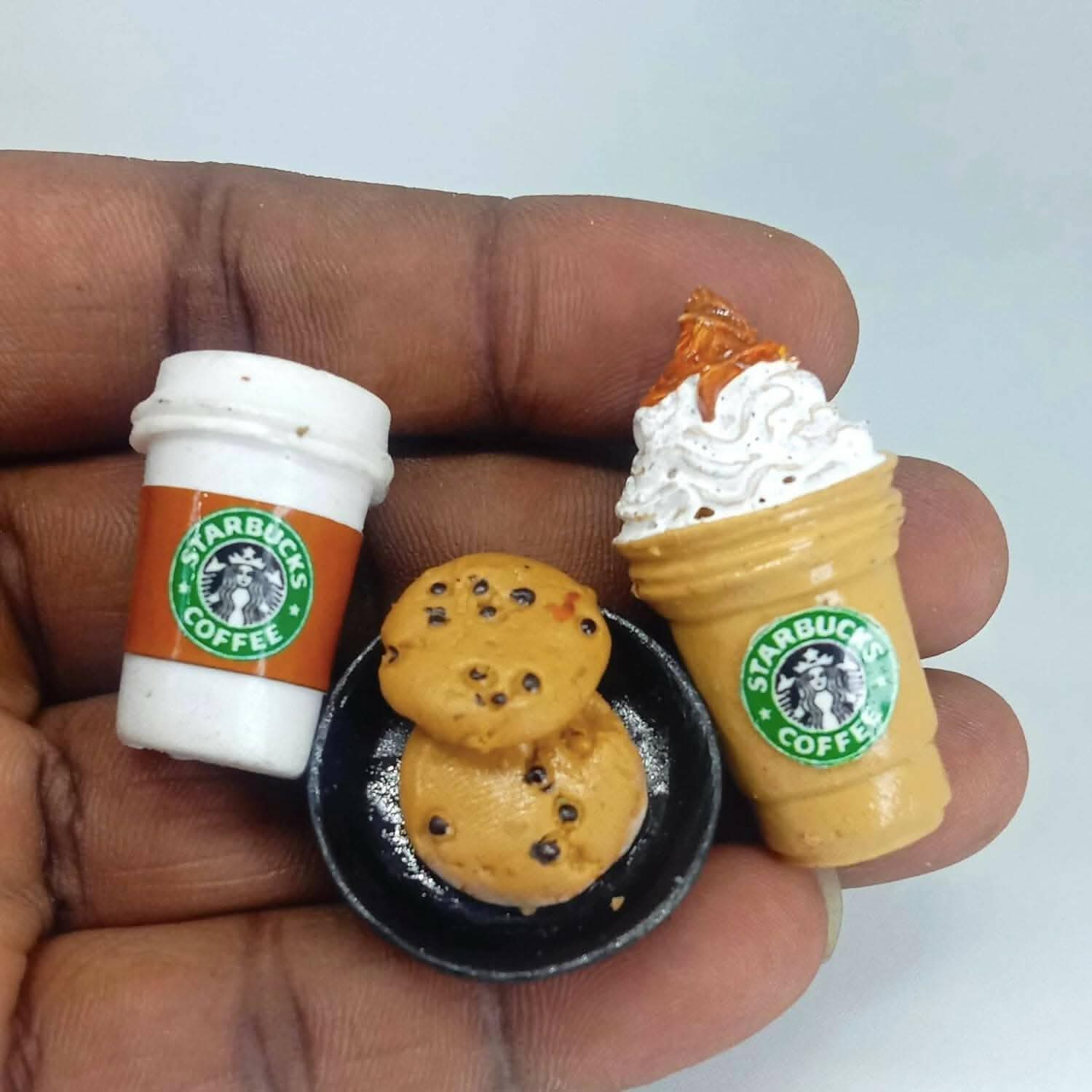 Coffee & Cookies Miniature Food Fridge Magnet