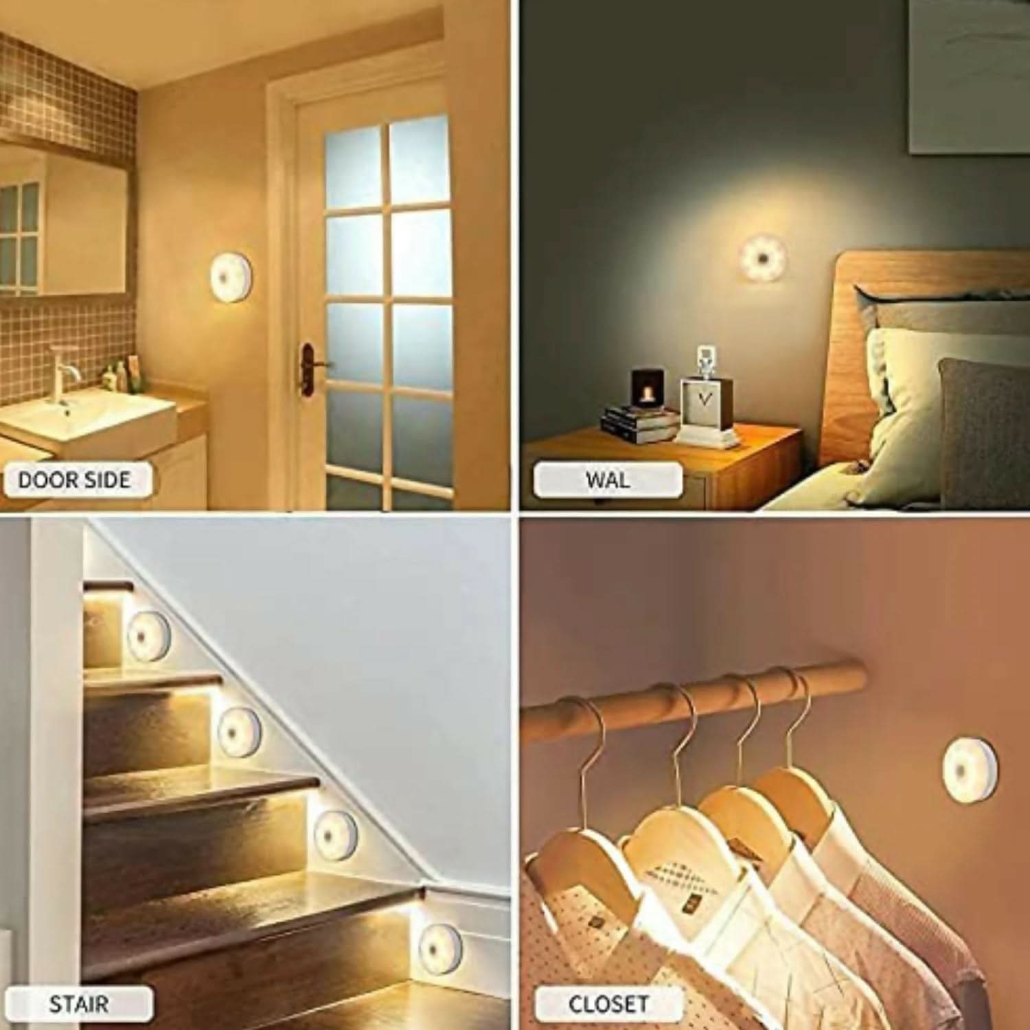 Motion Sensor Light for Home with USB Charging