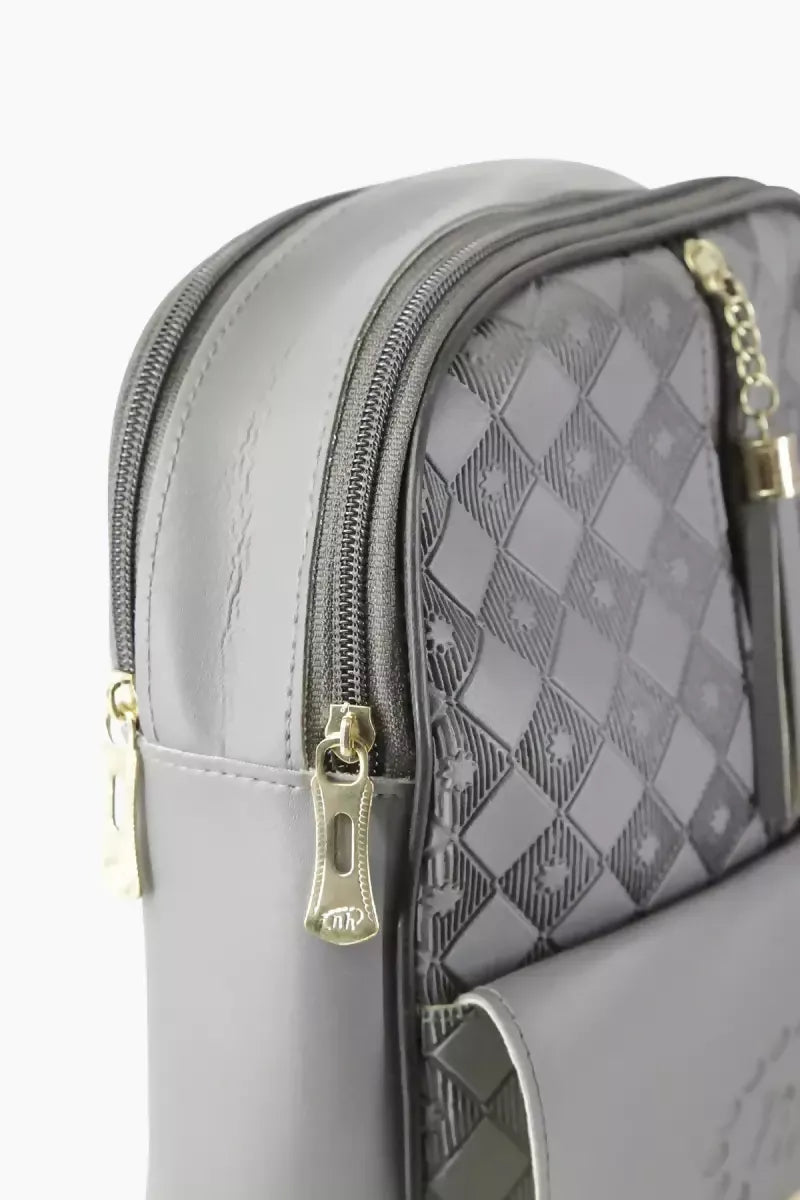 Trendy Casual Backpack for Girls - Dark Grey