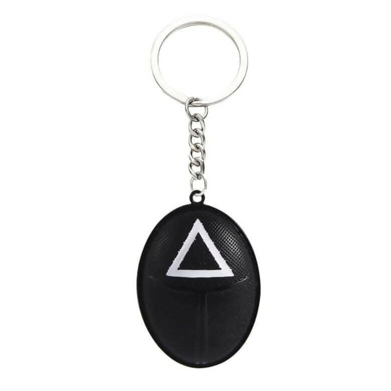 Squid Game Mask 1 Keychain Metal for Gifting with Key Ring Anti-Rust