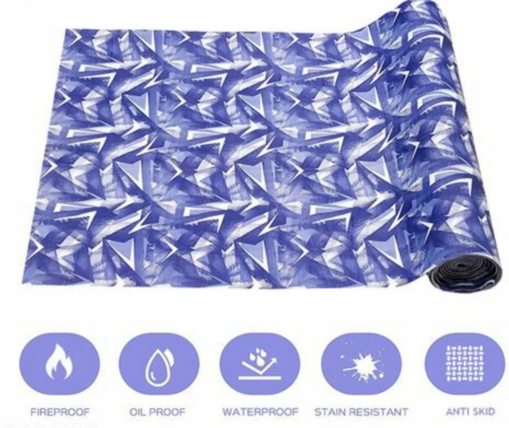 Mopak Decor Polyester Solid Kenchi Fridge Mat & Cover - Pack of 1 (5 Meter).