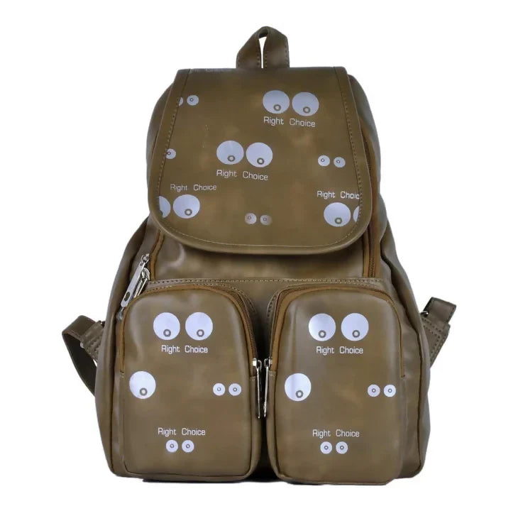 Right Choice Girl's Stylish Casual Backpack (Synthetic Material)