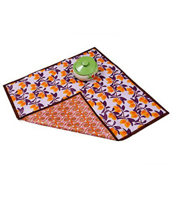 HOMEGLARE Bed Server Square Food Mat(Random Design)