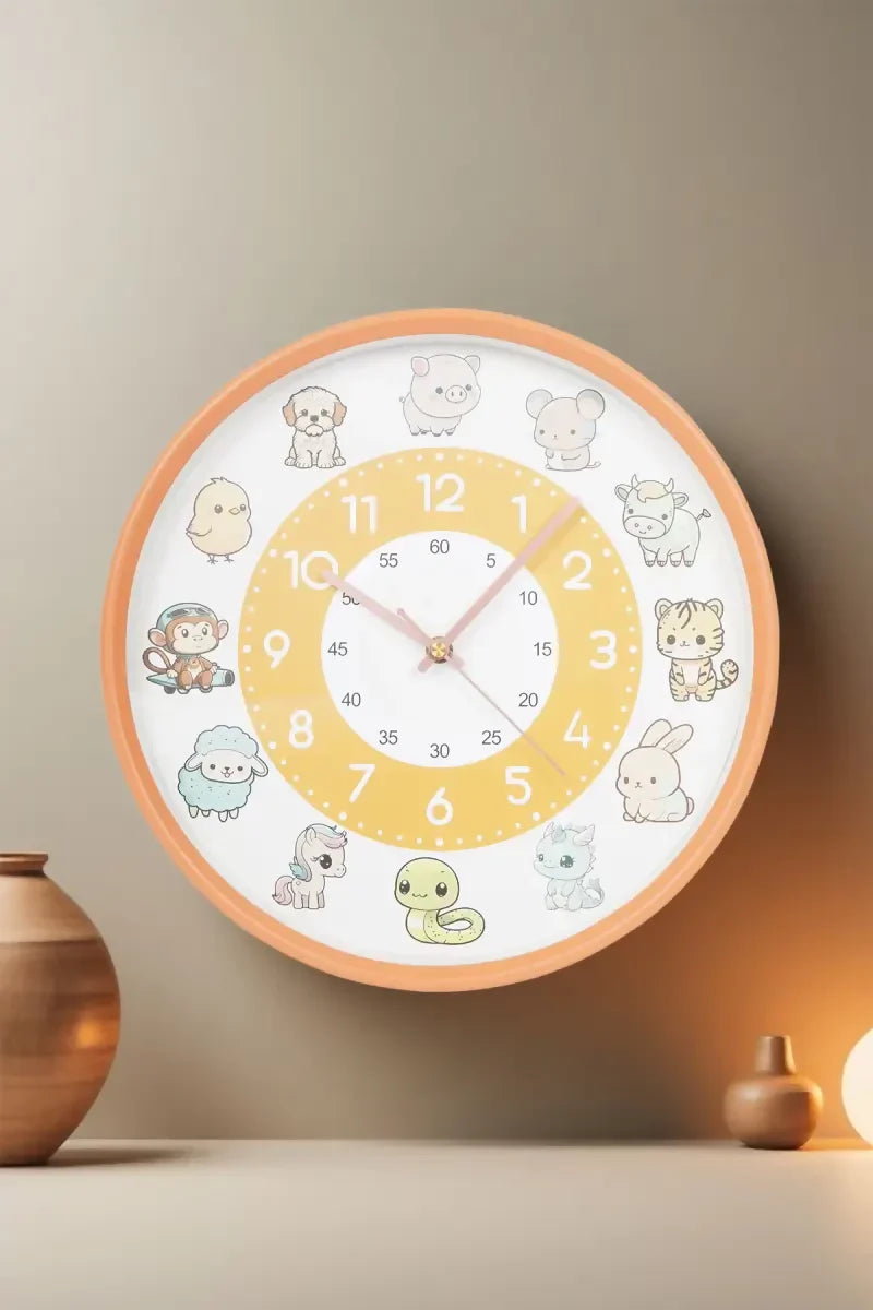 Plastic Analog Wall Clock - 34 cm