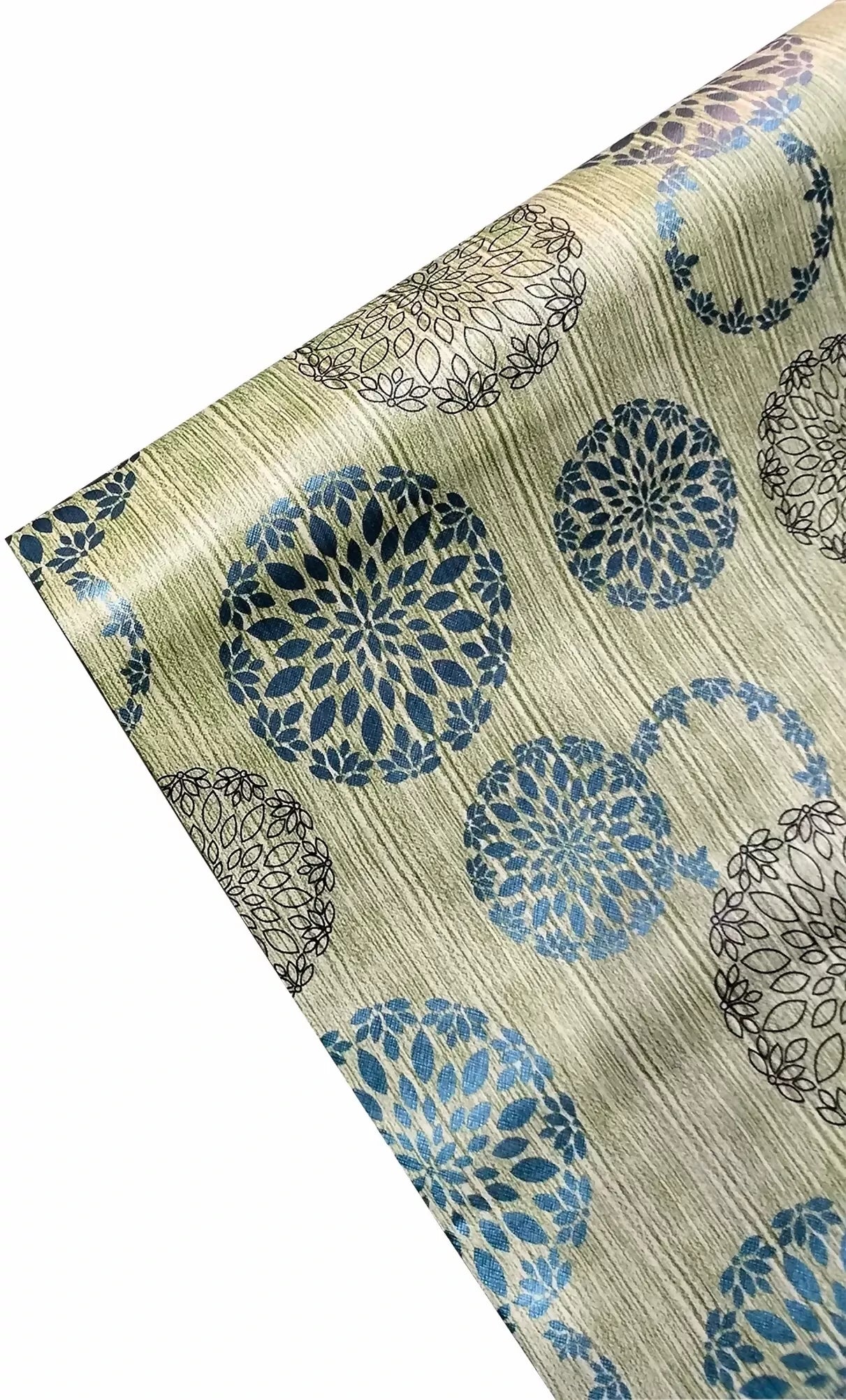 Mopak Decor Polyester Solid Fridge Mat & Cover - 50045 (Green)