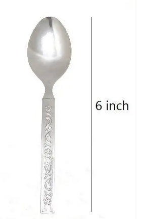 24-Piece Stainless Steel Cutlery Set (12 Elegant Spoons & 12 Forks set)