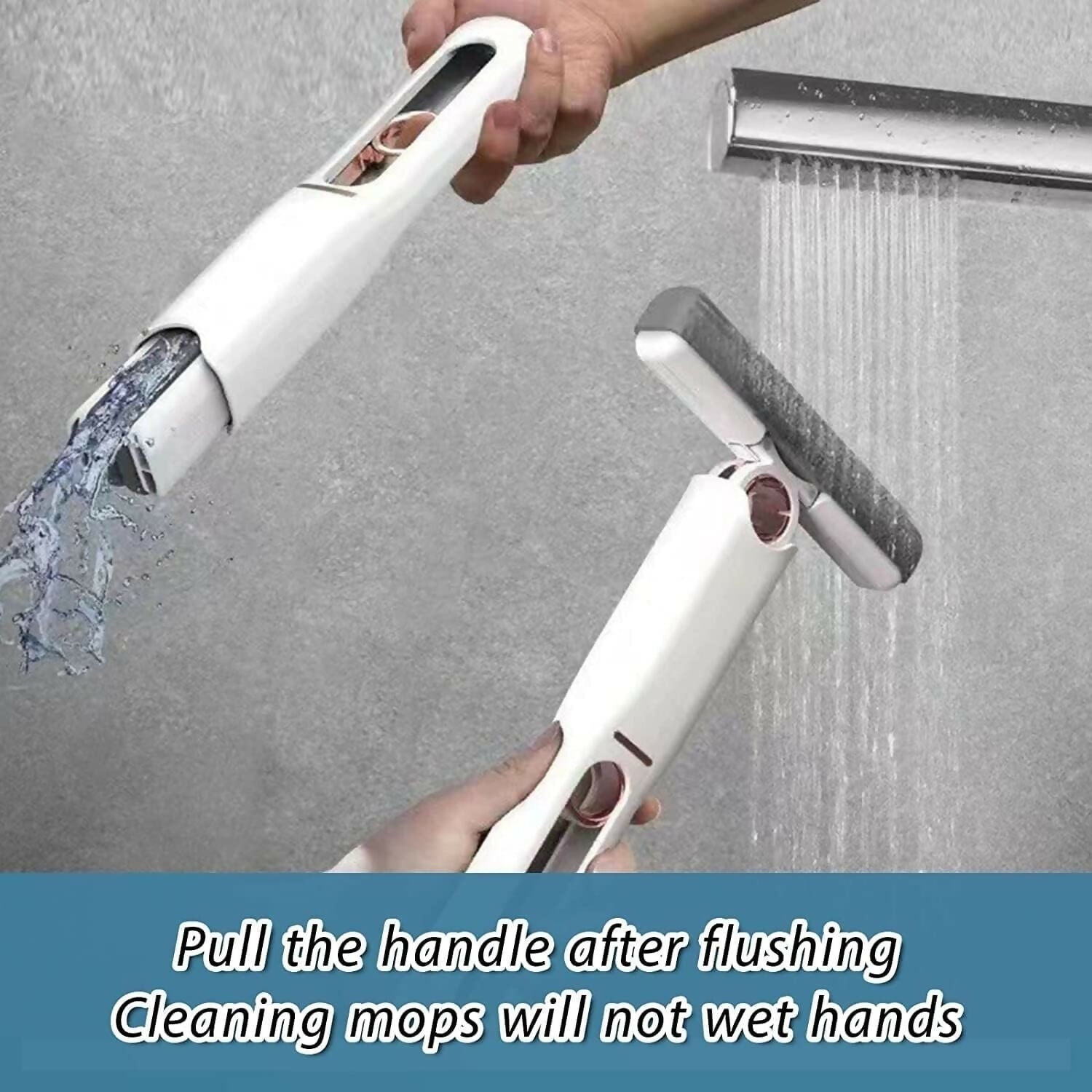 Portable Mini Self-Squeeze Mop Hand Wash-Free Cleaning Tool