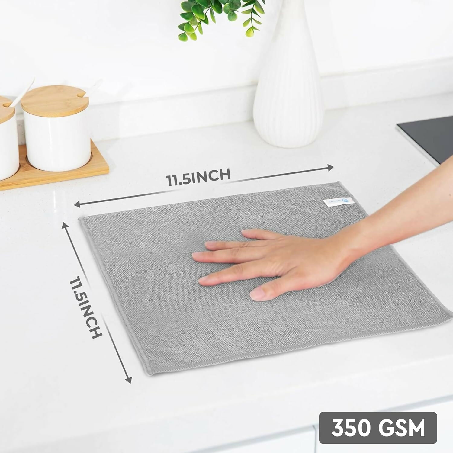 Microfiber Cloth 3pcs Pack - Random color (40cm x 40cm)